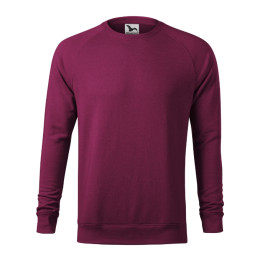 Sweatshirt homme Merger 415 - mélange rouge prune
