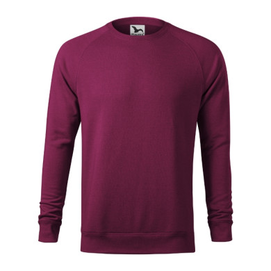 Sweatshirt homme Merger 415 - mélange rouge prune