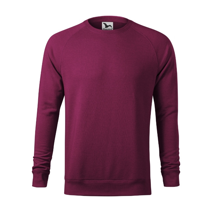 Sweatshirt homme Merger 415 - mélange rouge prune