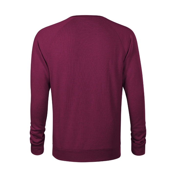 Sweatshirt homme Merger 415 - mélange rouge prune