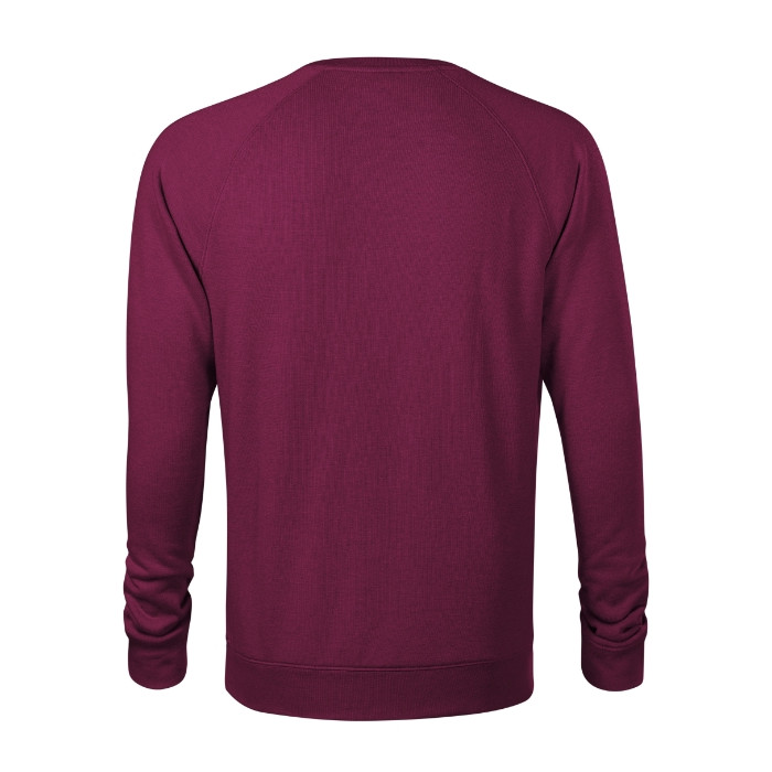 Sweatshirt homme Merger 415 - mélange rouge prune