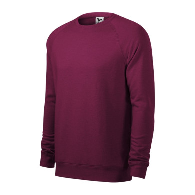 Sweatshirt homme Merger 415 - mélange rouge prune