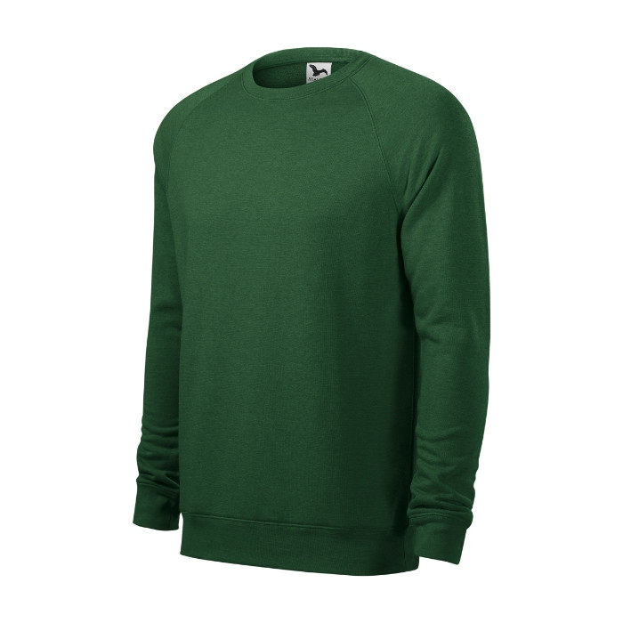 Sweatshirt homme Merger 415 - mélange vert bouteille