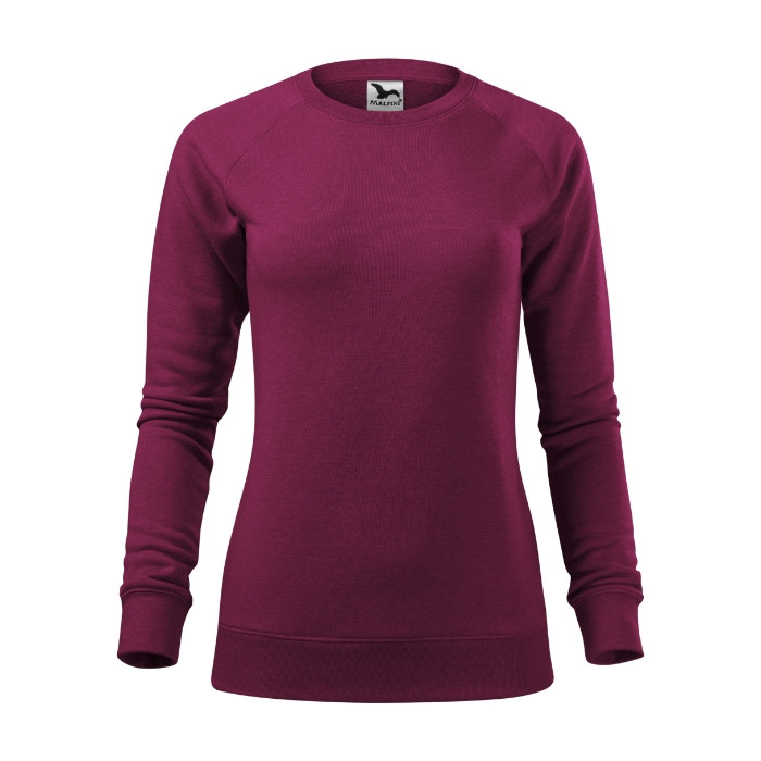 Sweatshirt femme Merger 416 - mélange rouge prune