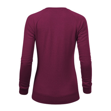 Sweatshirt femme Merger 416 - mélange rouge prune