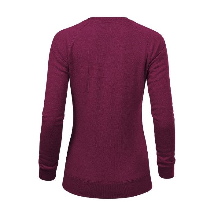 Sweatshirt femme Merger 416 - mélange rouge prune