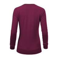 Sweatshirt femme Merger 416 - mélange rouge prune