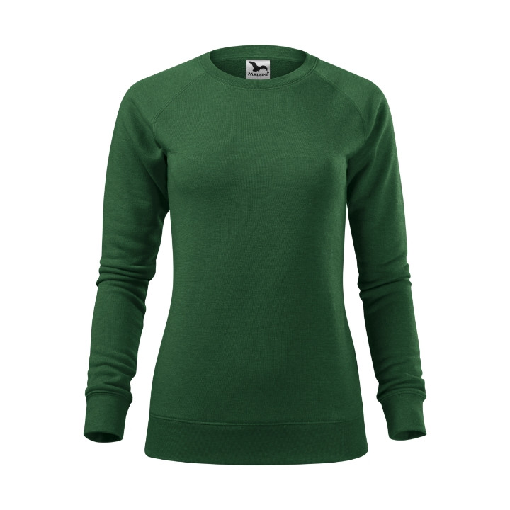 Sweatshirt femme Merger 416 - mélange vert bouteille