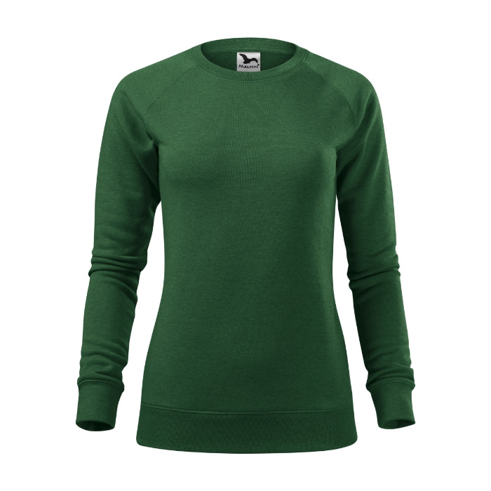 Sweatshirt femme Merger 416 - mélange vert bouteille