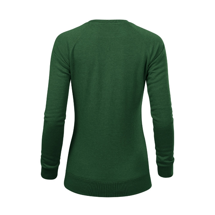 Sweatshirt femme Merger 416 - mélange vert bouteille