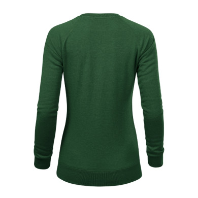 Sweatshirt femme Merger 416 - mélange vert bouteille