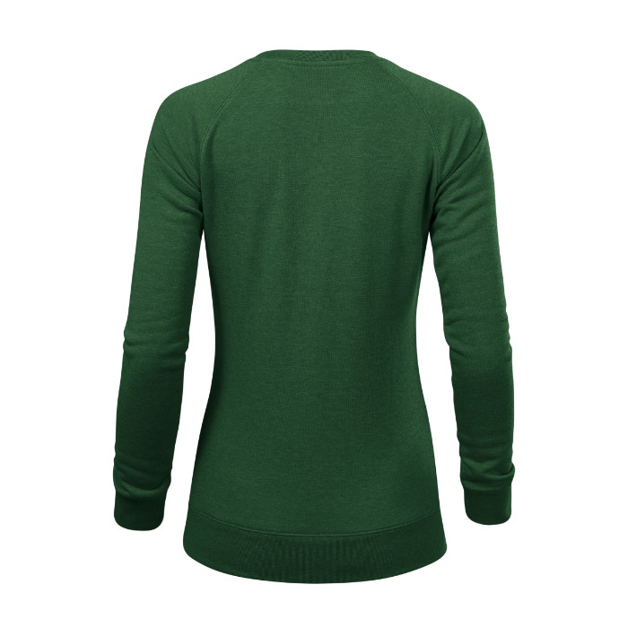 Sweatshirt femme Merger 416 - mélange vert bouteille