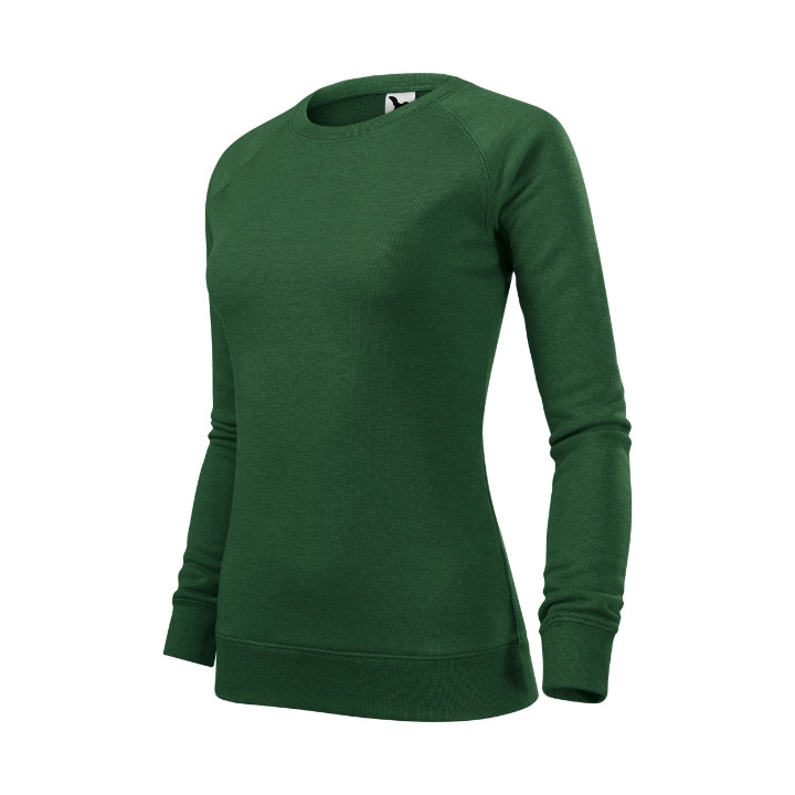 Sweatshirt femme Merger 416 - mélange vert bouteille