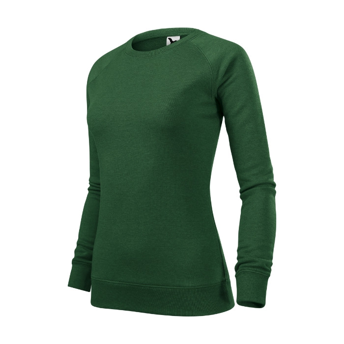 Sweatshirt femme Merger 416 - mélange vert bouteille