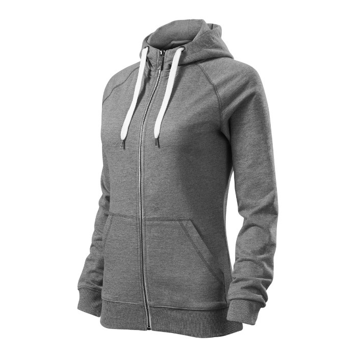 Sweatshirt femme Voyage 451 - gris chiné foncé