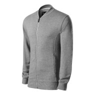 Sweatshirt homme Bomber 453 - gris chiné foncé