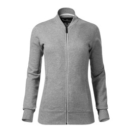 Sweatshirt femme Bomber 454 - gris chiné foncé