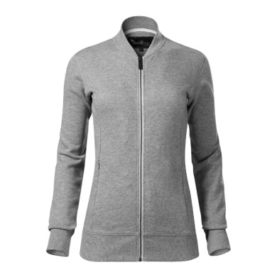 Sweatshirt femme Bomber 454 - gris chiné foncé