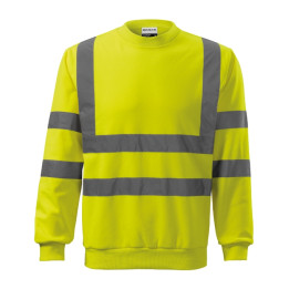 Sweatshirt unisex HV Essential 4V6 - jaune fluorescent