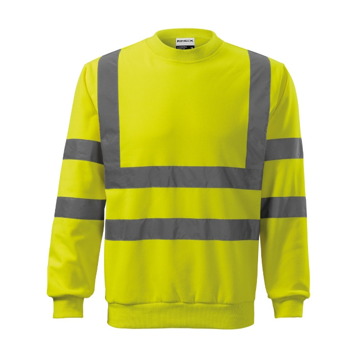 Sweatshirt unisex HV Essential 4V6 - jaune fluorescent