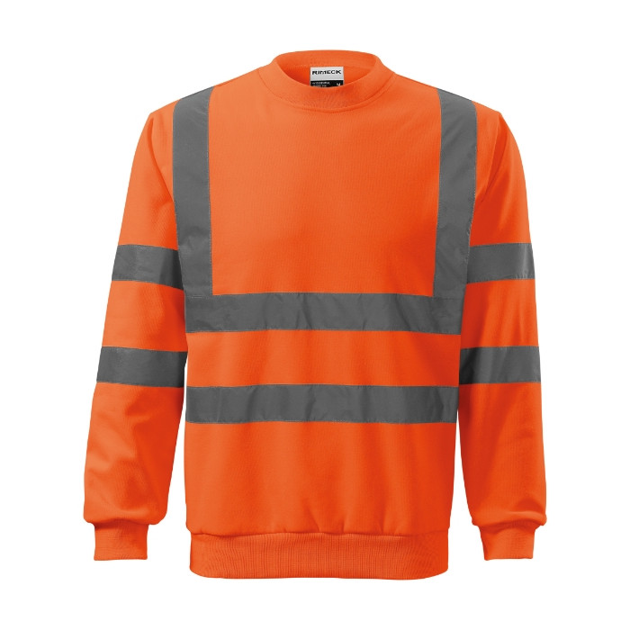 Sweatshirt unisex HV Essential 4V6 - orange fluorescent