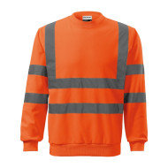Sweatshirt unisex HV Essential 4V6 - orange fluorescent