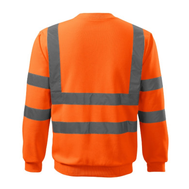 Sweatshirt unisex HV Essential 4V6 - orange fluorescent