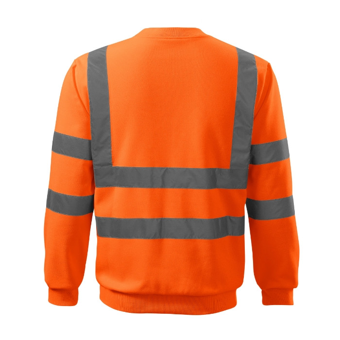 Sweatshirt unisex HV Essential 4V6 - orange fluorescent