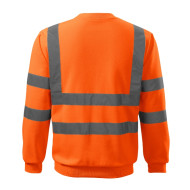 Sweatshirt unisex HV Essential 4V6 - orange fluorescent