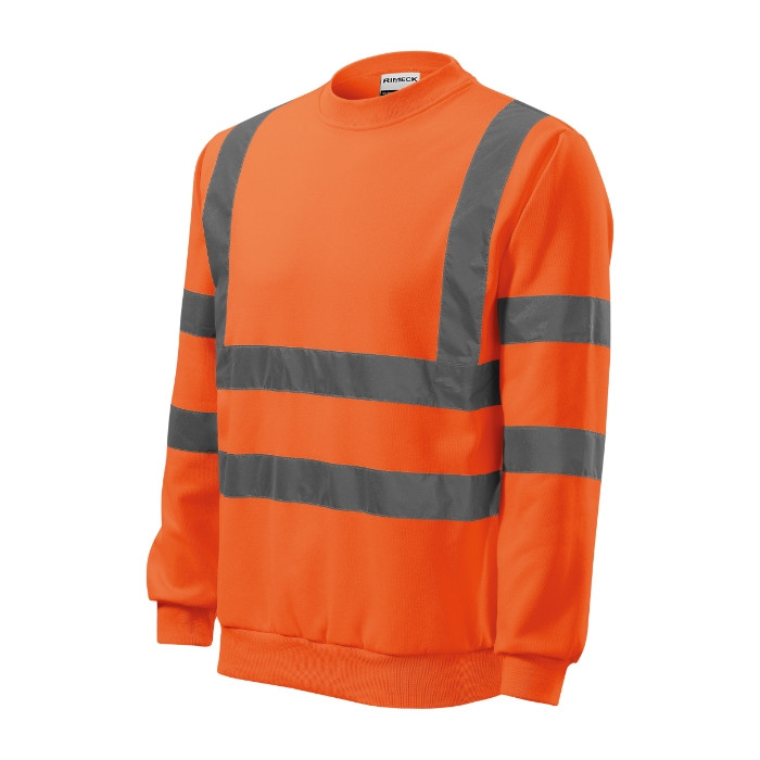 Sweatshirt unisex HV Essential 4V6 - orange fluorescent