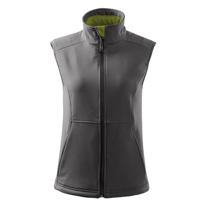 Gilet softshell femme Vision 516 - gris acier