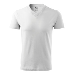 Tee-shirt unisex V-neck 102 - blanc