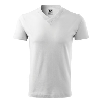 Tee-shirt unisex V-neck 102 - blanc