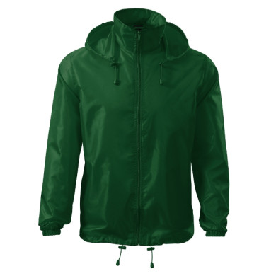 Anorak unisex Windy 524 - vert bouteille
