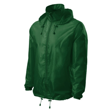 Anorak unisex Windy 524 - vert bouteille