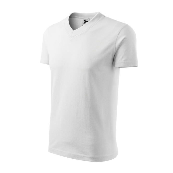Tee-shirt unisex V-neck 102 - blanc