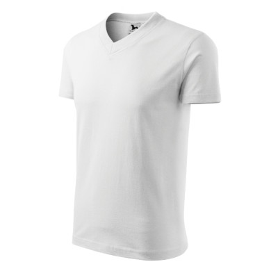 Tee-shirt unisex V-neck 102 - blanc