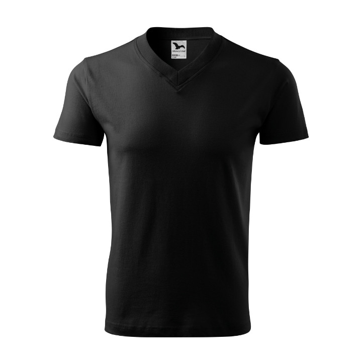 Tee-shirt unisex V-neck 102 - noir