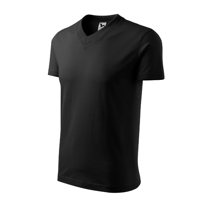 Tee-shirt unisex V-neck 102 - noir
