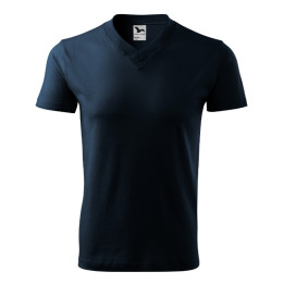 Tee-shirt unisex V-neck 102 - bleu marine
