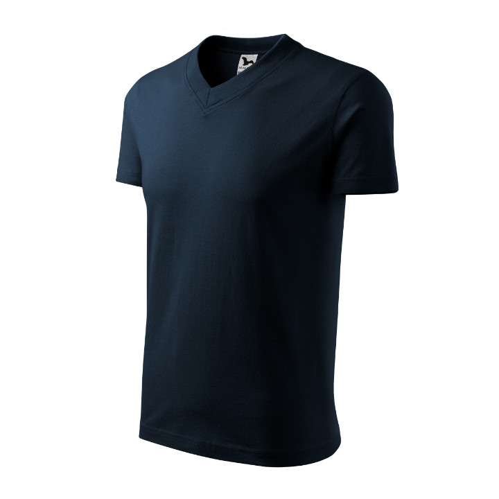 Tee-shirt unisex V-neck 102 - bleu marine