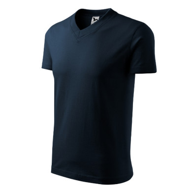 Tee-shirt unisex V-neck 102 - bleu marine