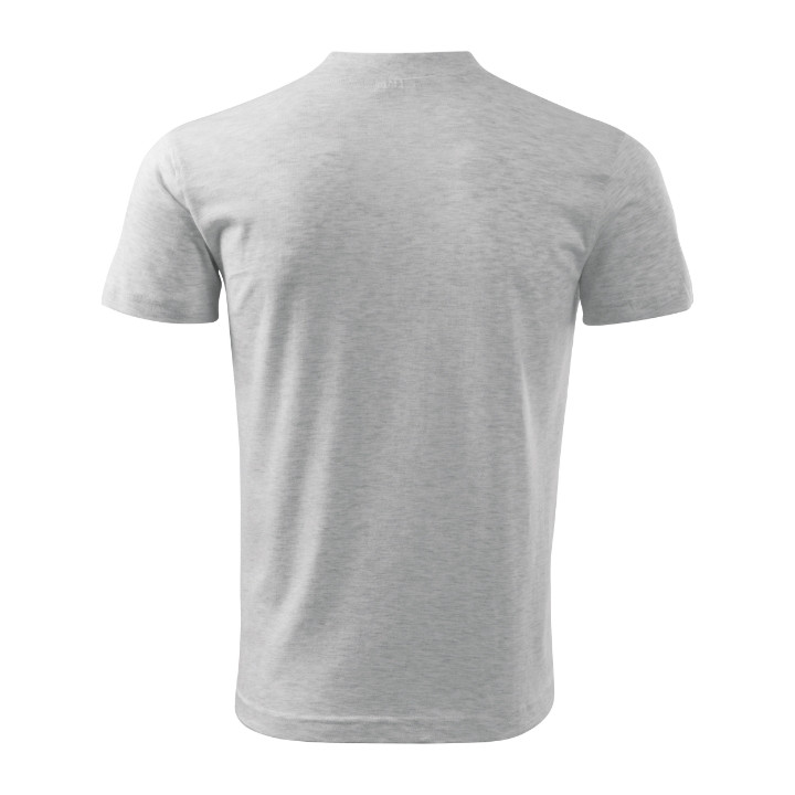 Tee-shirt unisex V-neck 102 - gris chiné clair