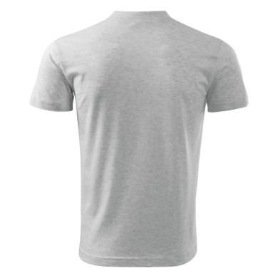 Tee-shirt unisex V-neck 102 - gris chiné clair