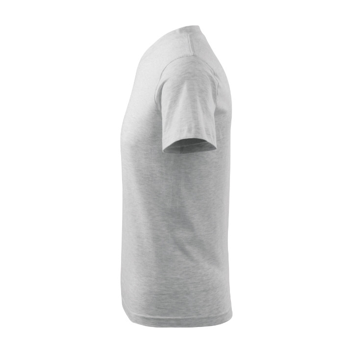 Tee-shirt unisex V-neck 102 - gris chiné clair