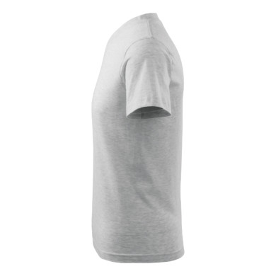 Tee-shirt unisex V-neck 102 - gris chiné clair