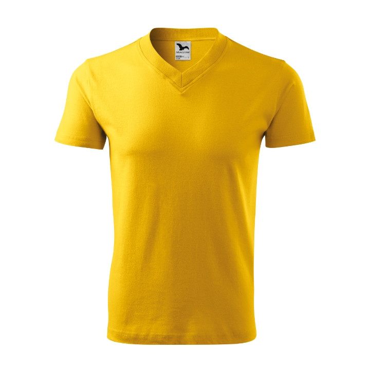 Tee-shirt unisex V-neck 102 - jaune
