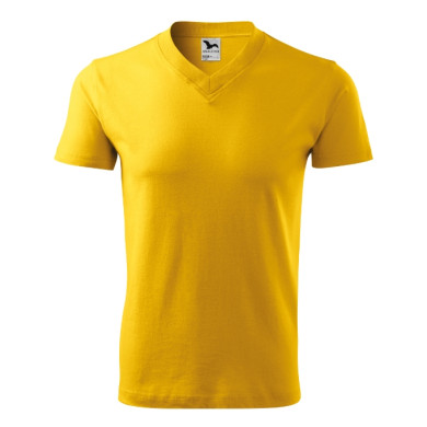 Tee-shirt unisex V-neck 102 - jaune