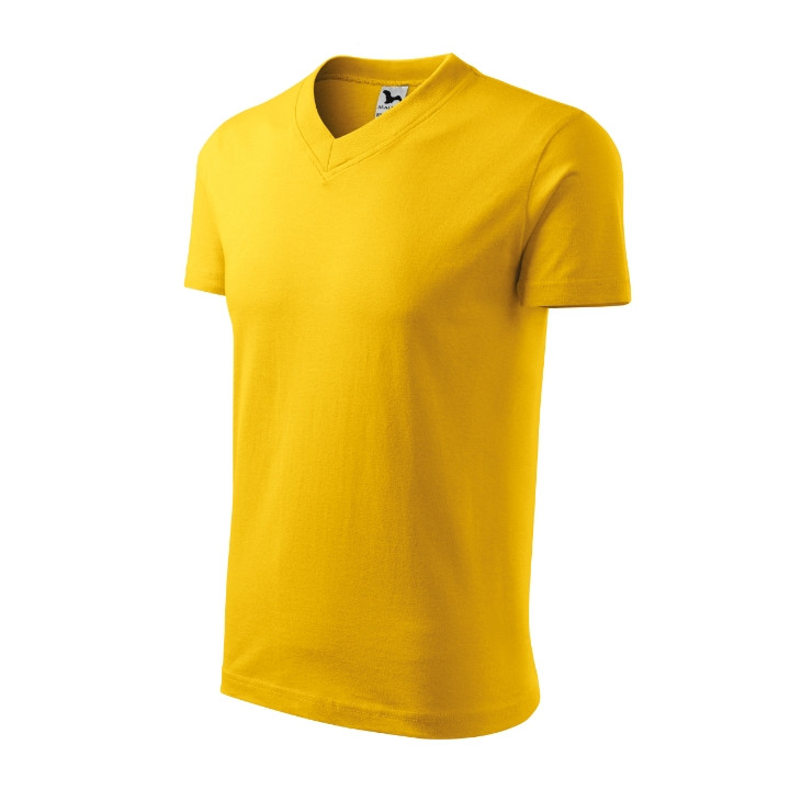 Tee-shirt unisex V-neck 102 - jaune