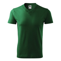 Tee-shirt unisex V-neck 102 - vert bouteille